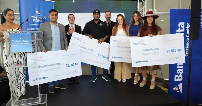 Banco Delta premia a los empresarios que impulsan el crecimiento de Panamá en la premiación del concurso Empresarios Creciendo 2025