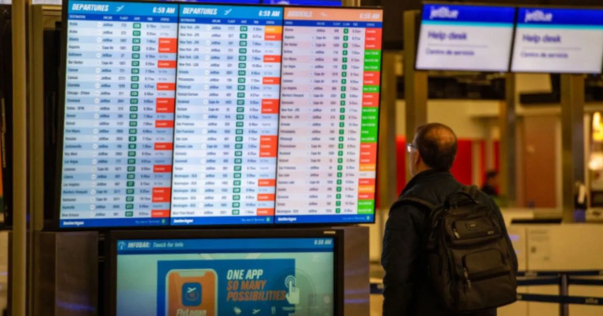 Casi 800 vuelos fueron cancelados en EEUU durante el fin de semana