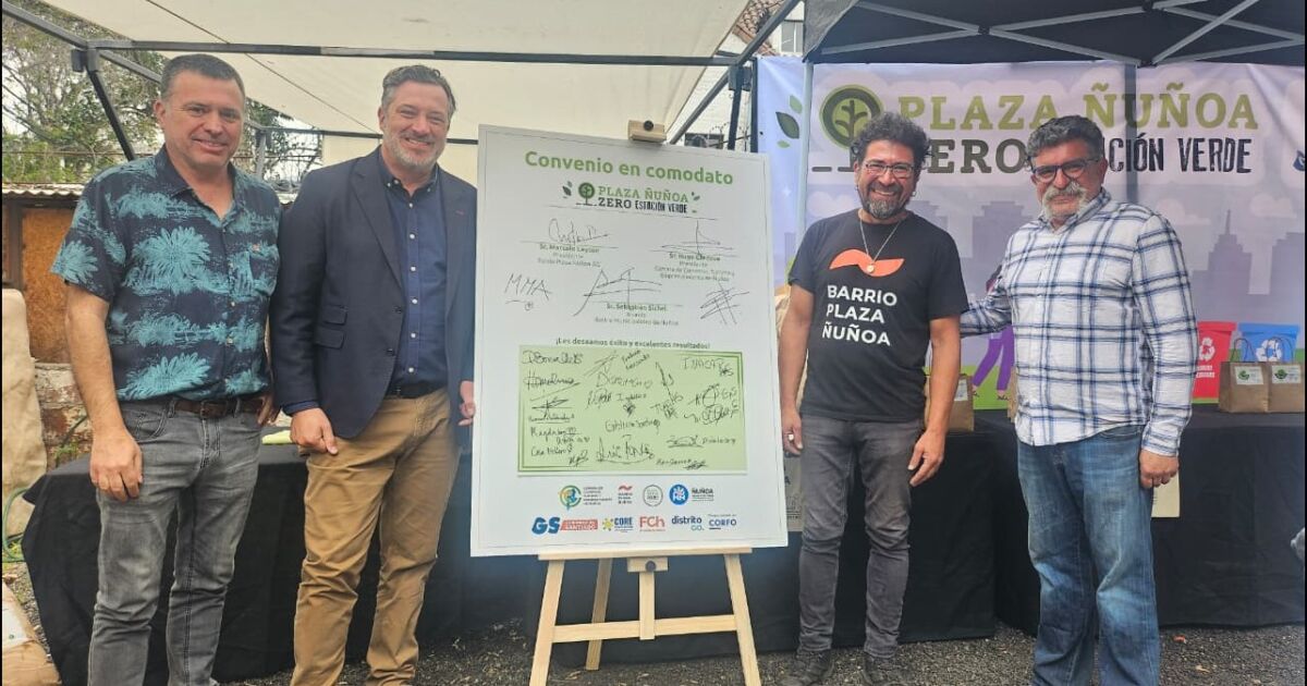 Estación Verde Plaza Ñuñoa Zero el primer barrio gastronómico sustentable del país