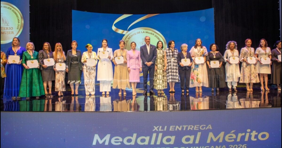 Reconocen a 22 dominicanas con la Medalla al Mérito de la Mujer por su liderazgo, trayectoria y aportes al desarrollo del país