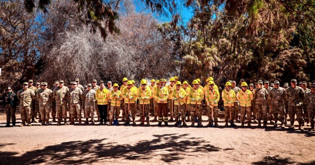 CONAF capacitó más de 100 militares de Arica en prevención y control de Incendios Forestales