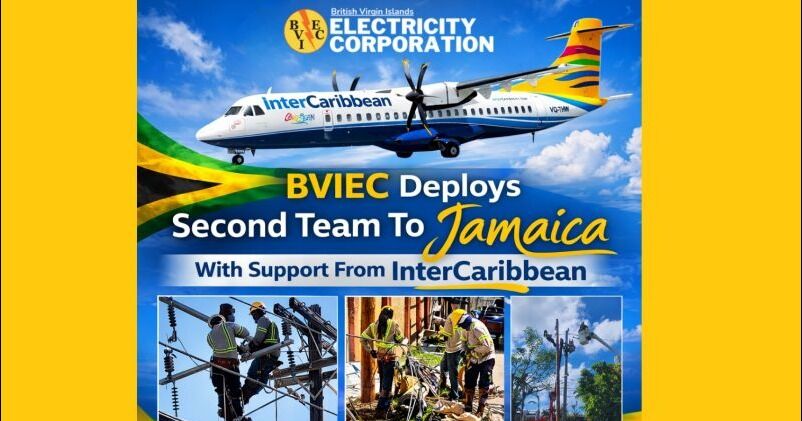 BVIEC despliega un segundo equipo a Jamaica con el apoyo de interCaribbean