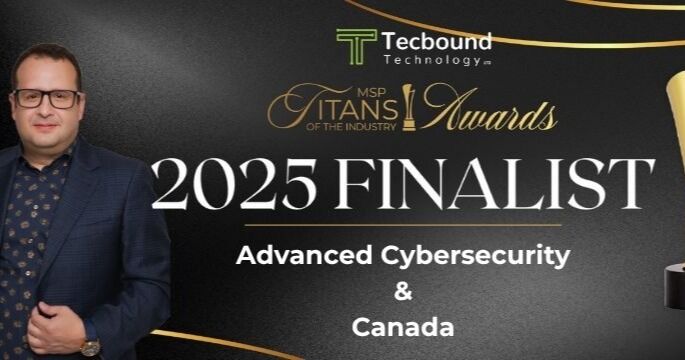 Los Titanes de la Industria MSP de Canadá reconocen a Tecbound Technology como finalista de los Premios 2025 en dos categorías