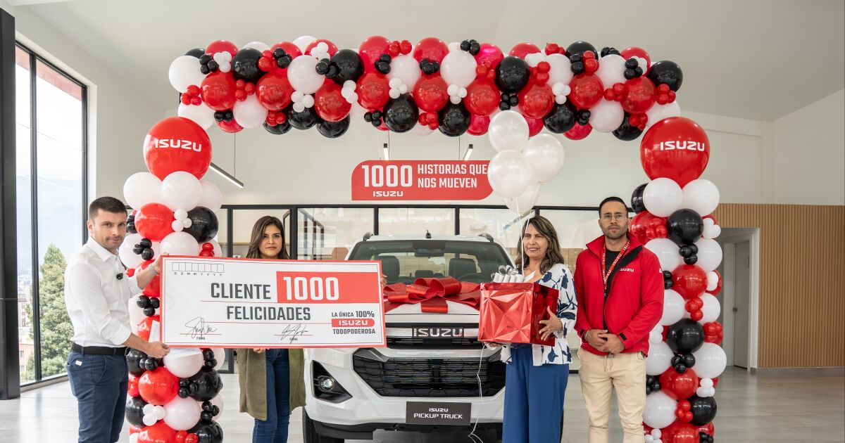 Isuzu rompe la barrera de las 1.000 unidades y alcanza el top 3 del segmento en Ecuador