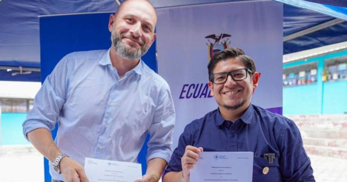 Ecuador pondrá en marcha nuevo modelo de alimentación escolar junto al Programa Mundial de Alimentos