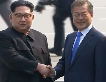 Compromiso con la desnuclearización Cumbre Histórica, mandatarios de las Dos Coreas