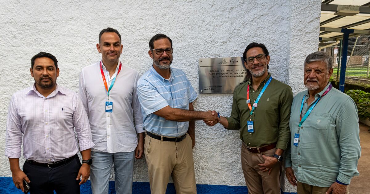 Saint-Gobain Imptek impulsa el bienestar escolar en Galápagos con infraestructura sostenible