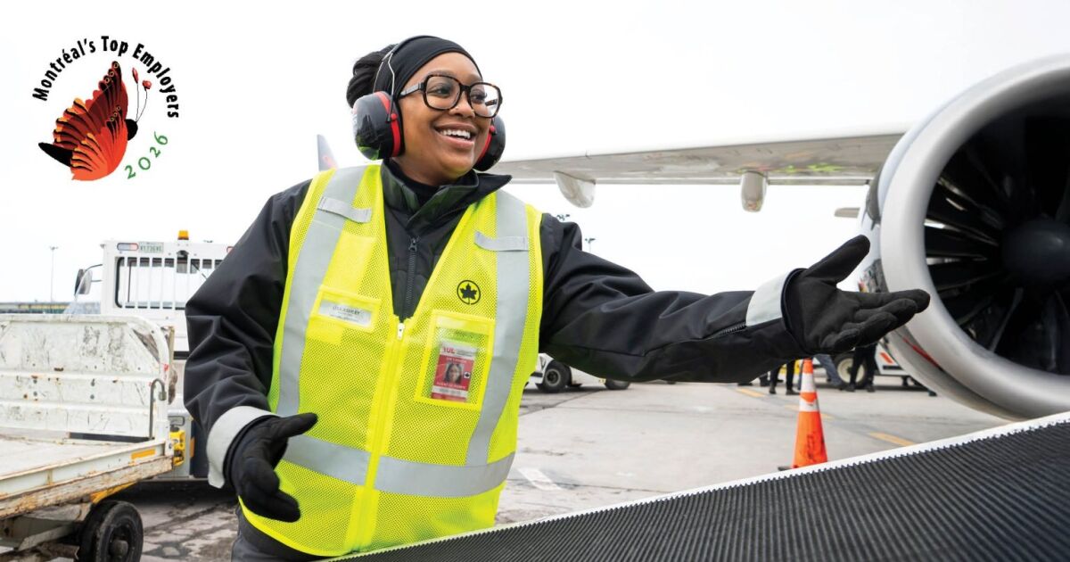 Air Canada es reconocida, por 13° año consecutivo, como uno de los Mejores Empleadores de Montréal