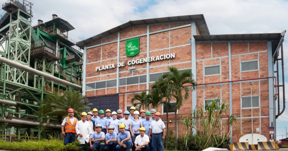 Ingenio San Carlos primera empresa del Ecuador que aporta a la seguridad energética del país con su Proyecto de Cogeneración eléctrica desde el 2004