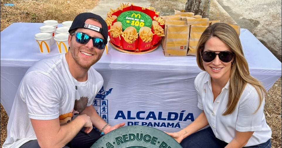 McDonald’s Panamá y la Alcaldía de Panamá instalan la tapa de alcantarilla 100 del programa de recuperación urbana