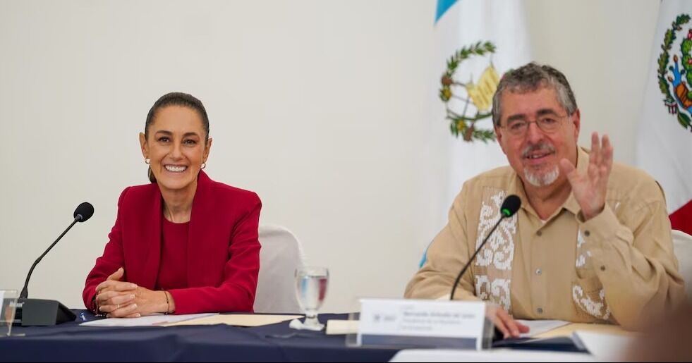 Claudia Sheinbaum se reúne con Bernardo Arévalo en Guatemala