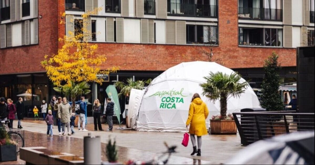 “Iglú de experiencias” de Costa Rica sorprende en ciudades de Alemania