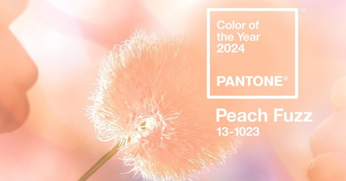 Peach Fuzz, Pantone desvela el color del año 2024