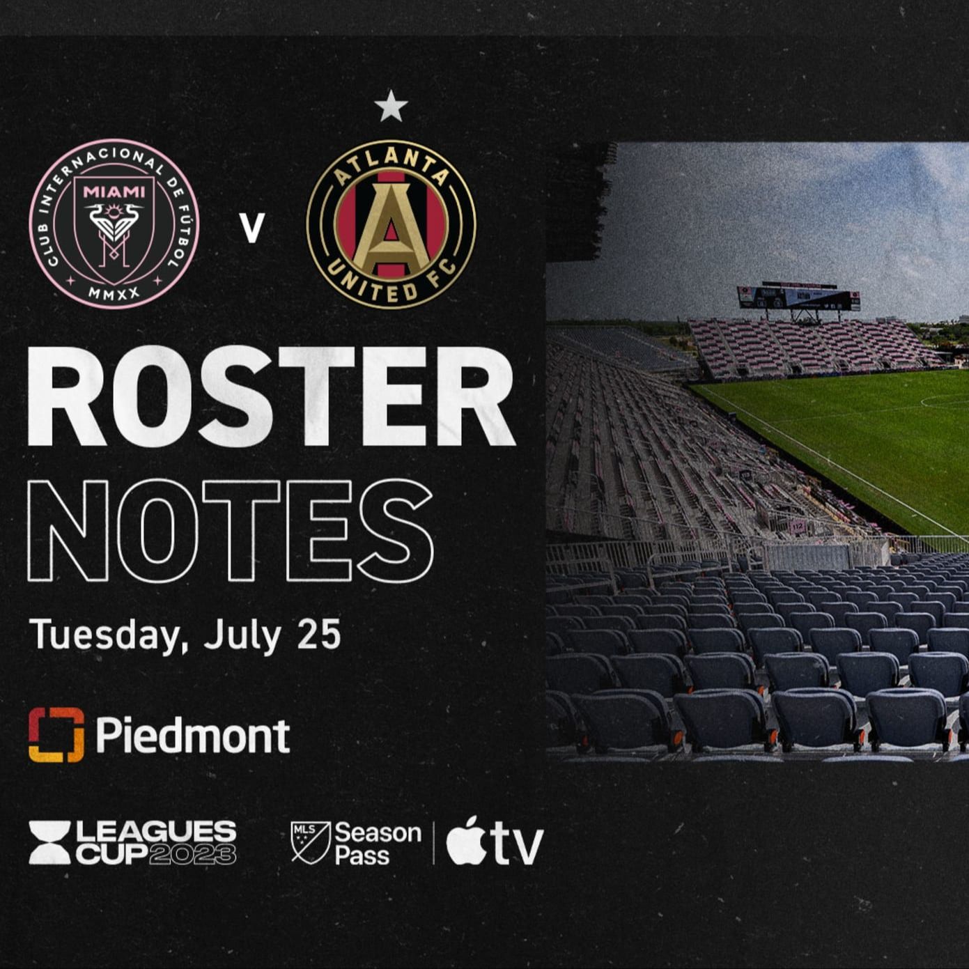 Atlanta United abre Leagues Cup contra Lionel Messi del Inter Miami