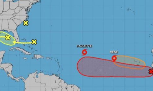 Se registra pico de temporada ciclónica en el Atlántico con dos tormentas y cinco disturbios atmosféricos