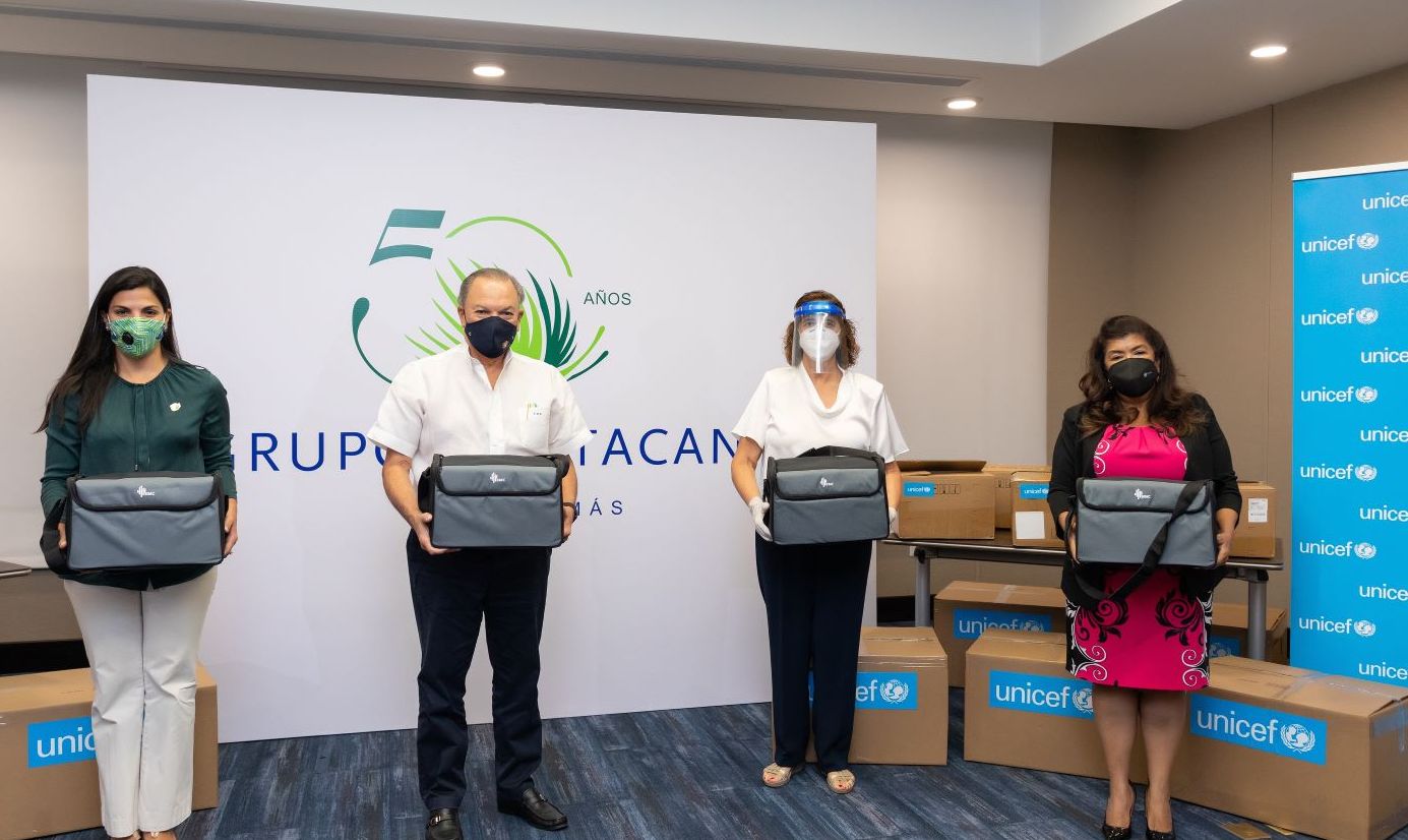 UNICEF entrega 9 ventiladores adicionales al SRS Este por solidaridad del Grupo Puntacana