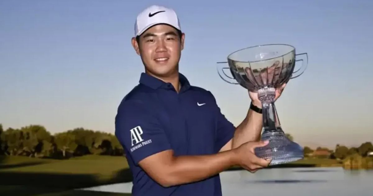 Tom Kim logra un hito histórico en el golf tras ganar el Shriners y Ludvig Aberg