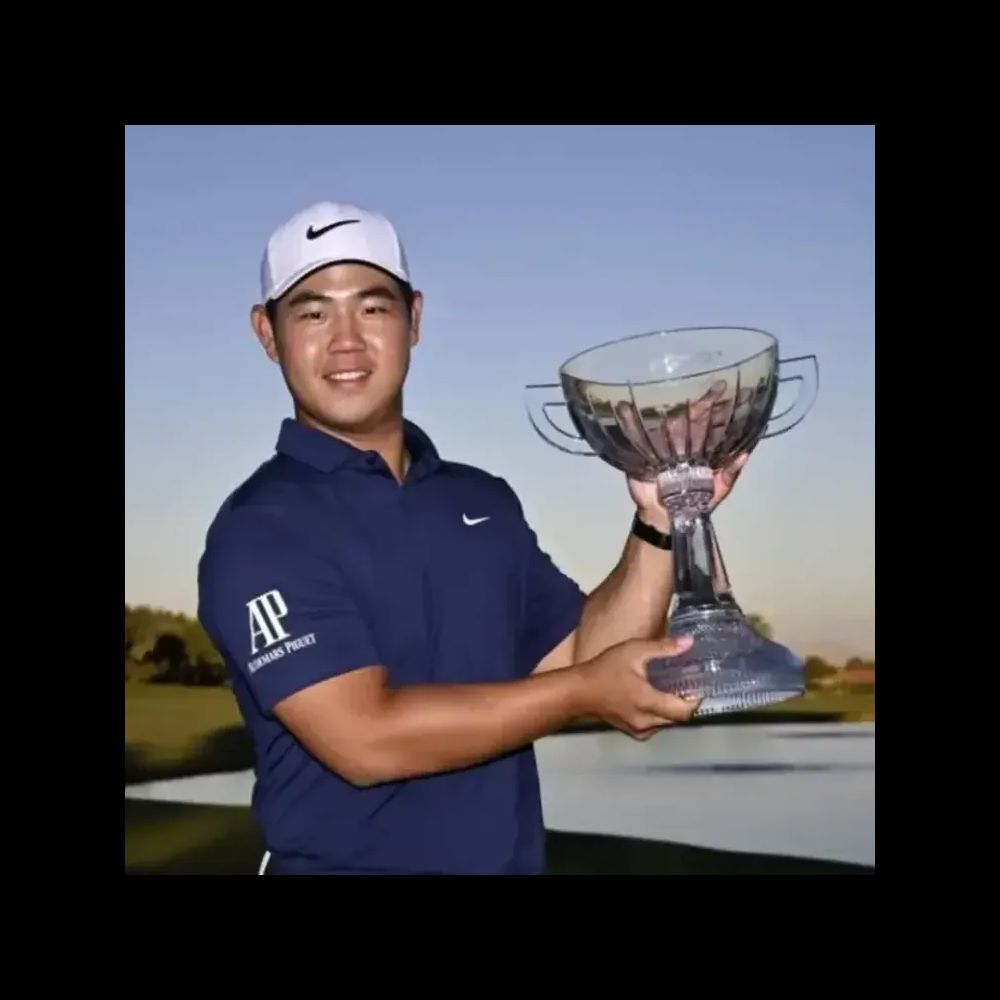Tom Kim logra un hito histórico en el golf tras ganar el Shriners y Ludvig Aberg
