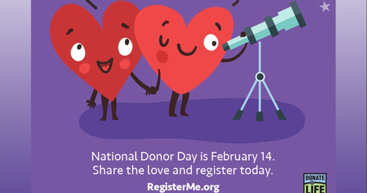 GA DDS: este día de San Valentín, considere convertirse en donante