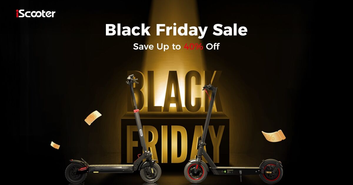 iScooter lanza una campaña por el Black Friday para promover la movilidad verde