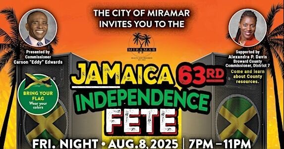 Miramar acogerá la Fiesta de la Independencia de Jamaica 63 este viernes