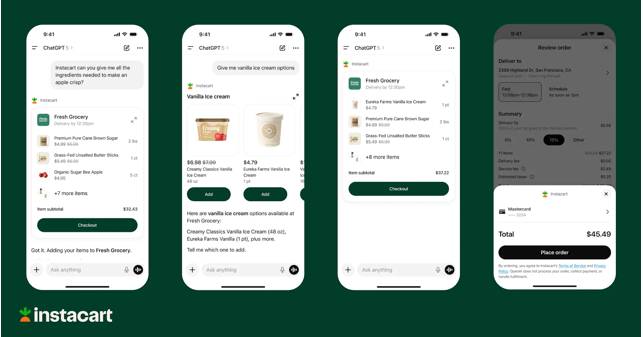 La aplicación Instacart se lanza en ChatGPT