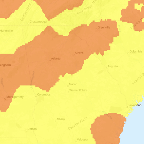 Emiten código naranja por mala calidad del aire en Metro Atlanta