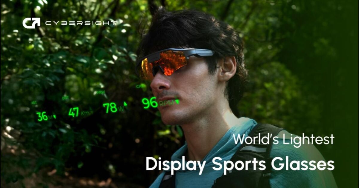 CYBERSIGHT presenta ZENITH, las gafas deportivas con pantalla más ligeras
