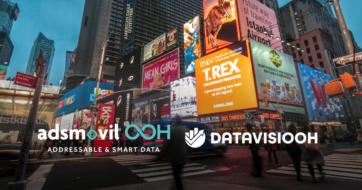 Adsmovil OOH y Datavisiooh apuestan por datos reales para transformar la medición en el DOOH programático