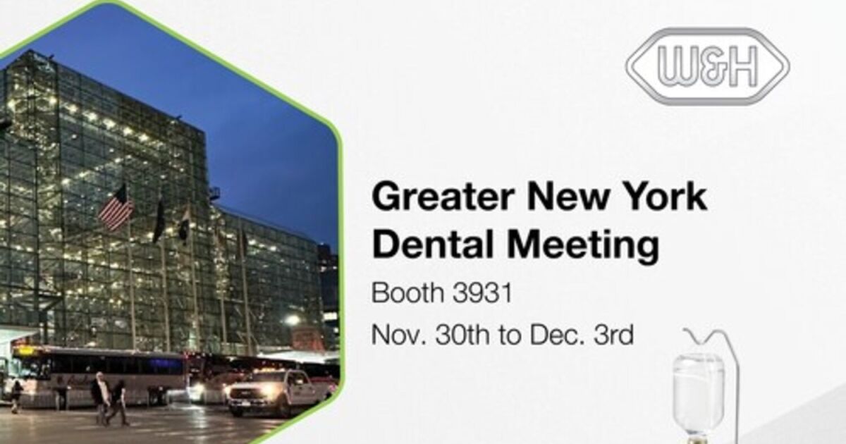 W&H presenta innovaciones dentales revolucionarias en la Reunión Dental del Gran Nueva York