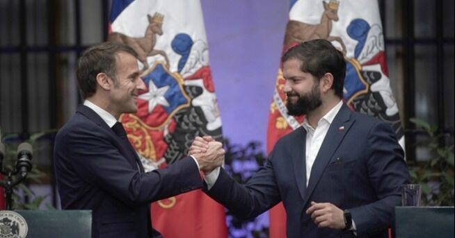 Presidente Gabriel Boric en Visita Oficial del Presidente Emmanuel Macron: «Este encuentro refuerza lazos históricos y estratégicos que unen a nuestras naciones de cara al futuro»