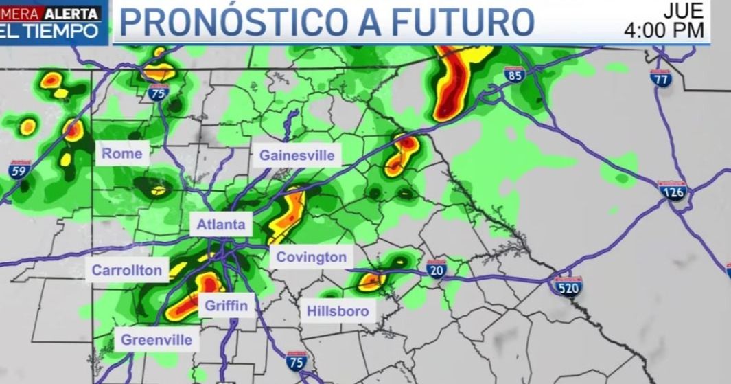 Pronostican aguaceros y tormentas, algunas de ellas podrían ser severas