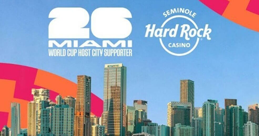 El Seminole Hard Rock Casino es nombrado patrocinador oficial de la ciudad anfitriona de la Copa Mundial de Miami 2026