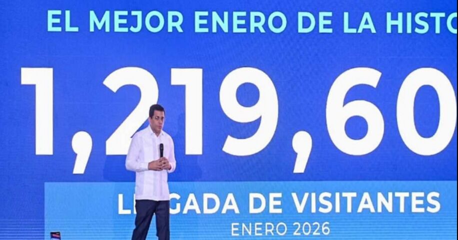 MITUR: República Dominicana recibió 1,2 mm de visitantes en enero
