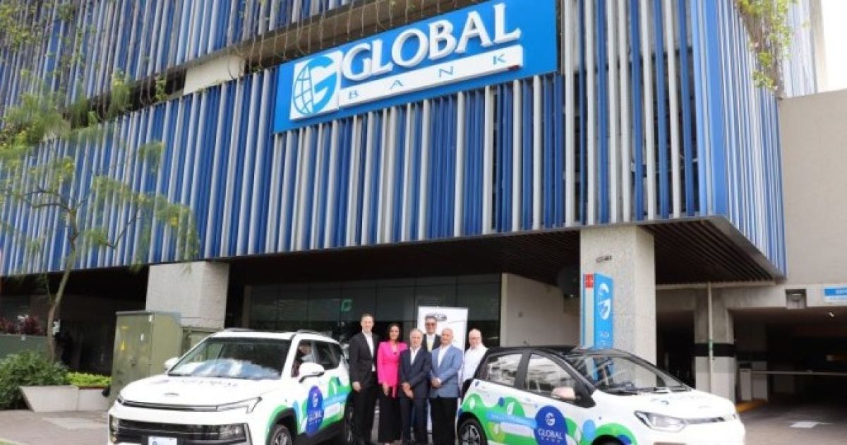 Global Bank apuesta por la sostenibilidad con vehículos eléctricos en su flota corporativa