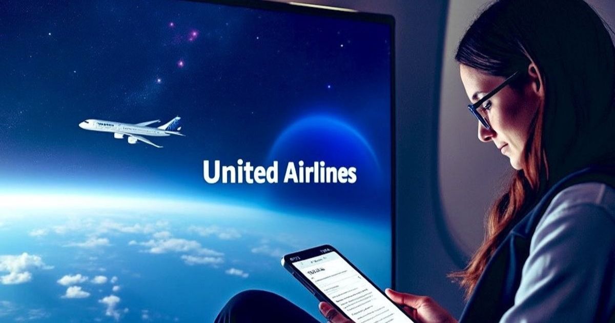 Recurre United Airlines a Starlink para ofrecer Internet a bordo