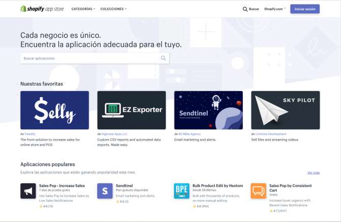 Nueva Tienda de aplicaciones de Shopify: Apps ideales para hacer crecer tu negocio