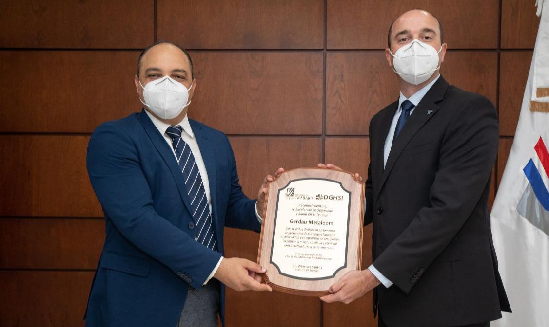 Gerdau Metaldom es reconocida por sus prácticas de seguridad y salud industrial