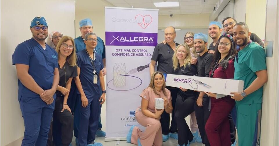 CEDIMAT realiza primer implante de válvula Allegra en el Caribe y América Latina