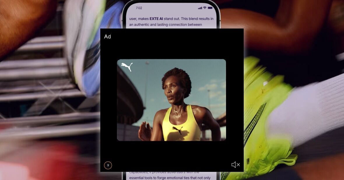 EXTE  impulsó la campaña de marca de Puma en Argentina con gvos: publicidad que solo paga por videos 100% vistos