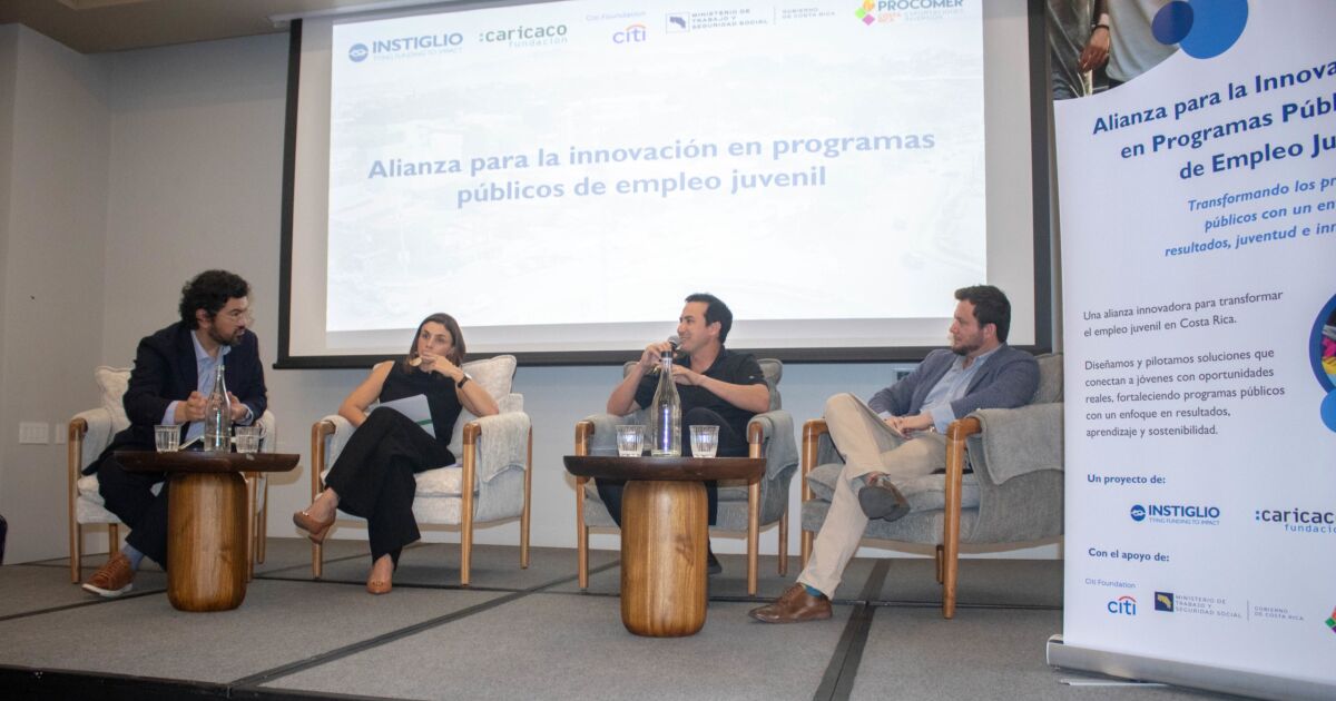 Fundación Caricaco e Instiglio crean una alianza para impulsar el empleo juvenil en Costa Rica