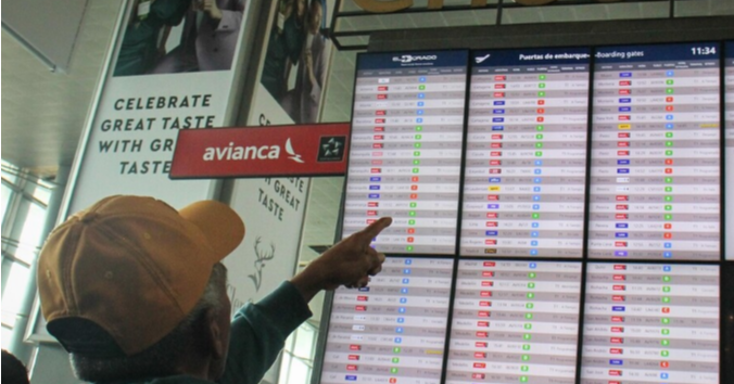 Transporte aéreo en Colombia creció 8,1% en primeros meses del año