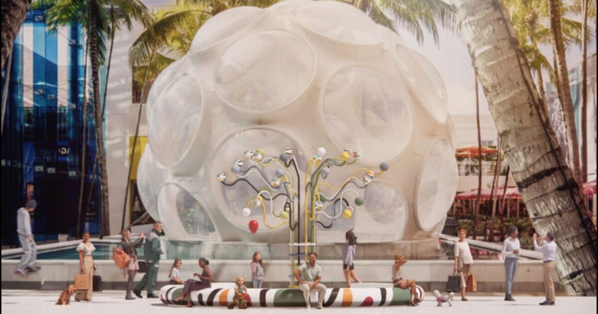 Miami Design District celebra la instalación Pearl Jam de Moyo