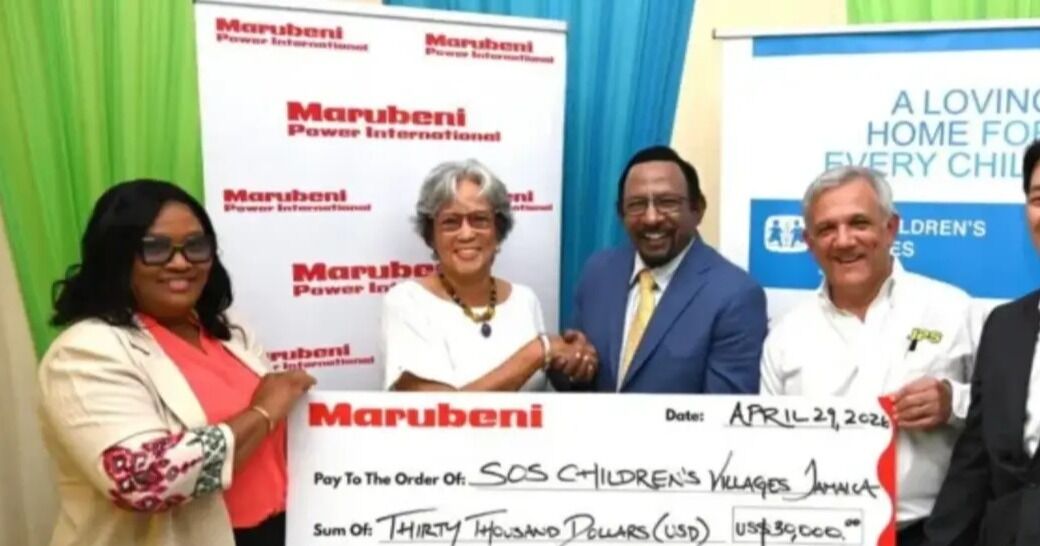 Marubeni dona 30.000 dólares estadounidenses para restaurar las viviendas de Aldeas Infantiles SOS de Jamaica tras el huracán Melissa