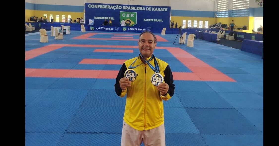 Rafael González obtiene Primer lugar en Kumite y Segundo lugar en Kata en el 1er Campeonato Sudamericano Máster de Karate Do en Brasil