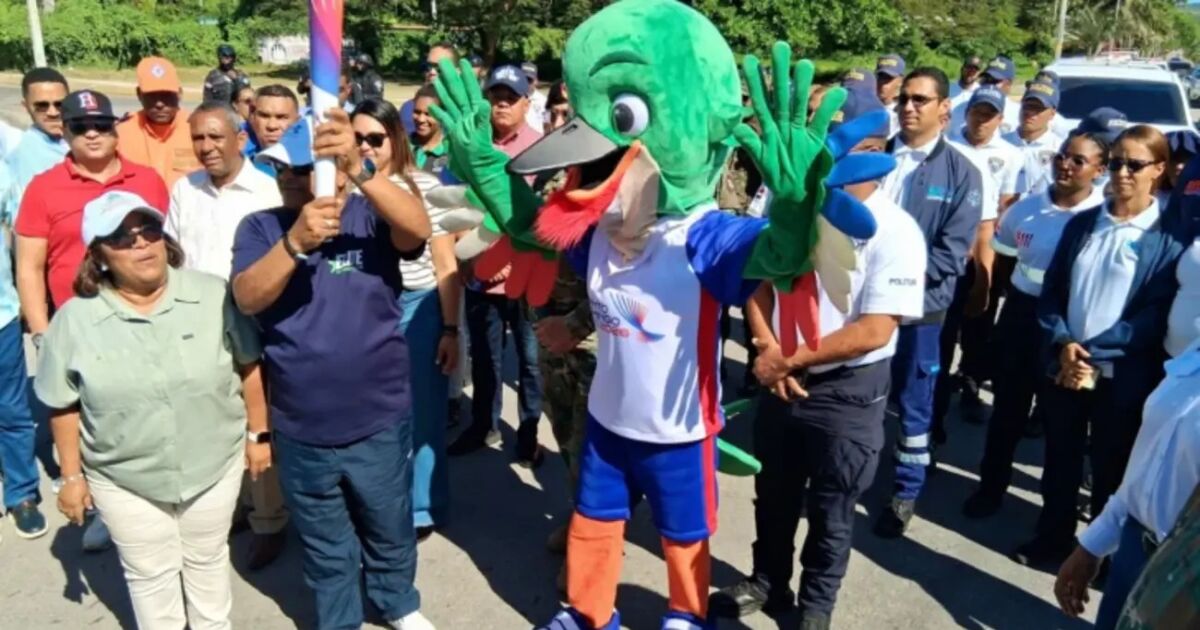 Barahona recibe la antorcha de los XXV Juegos Centroamericanos y del Caribe 2026
