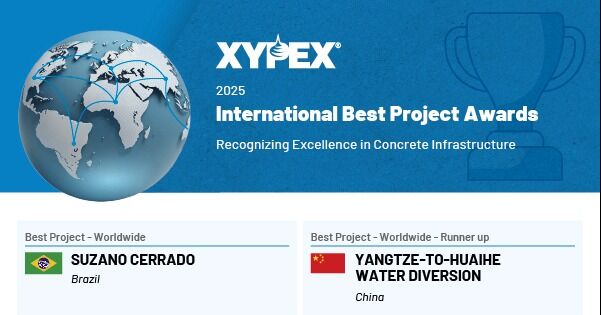 Premios Xypex 2025 al Mejor Proyecto Internacional: Anunciados los ganadores