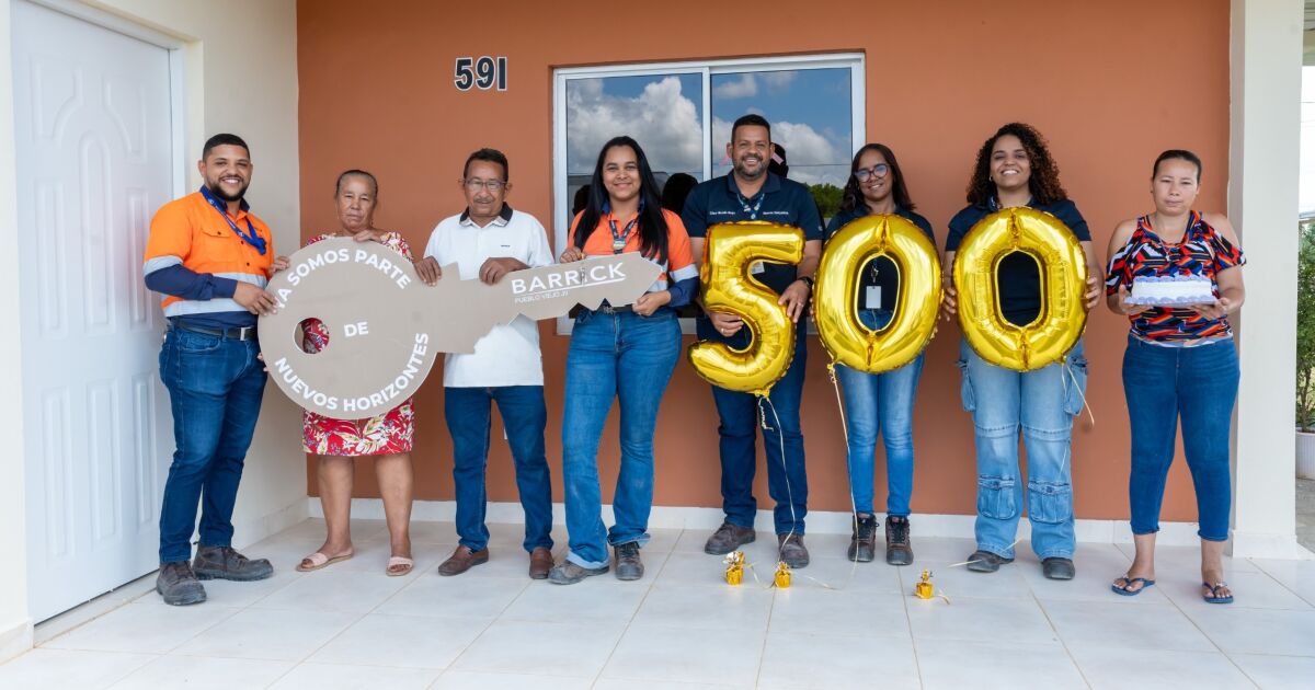 Reasentamiento de Barrick Pueblo Viejo alcanza nuevo hito: 500 familias ya viven en Nuevos Horizontes