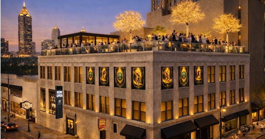 207 Peachtree abrirá sus puertas como un campus de restaurantes y entretenimiento con múltiples espacios en el centro de Atlanta