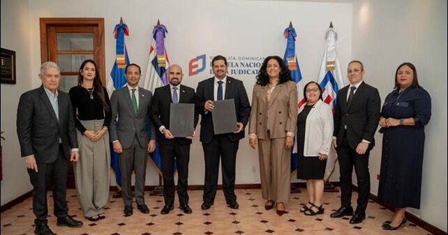 Escuela Nacional de la Judicatura y ANJE desarrollarán estudio sobre impacto de la justicia en los sectores productivos